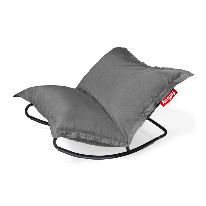 Fatboy - Speciale aanbieding set: Rock 'n' Roll Lounge Chair, zwart + Original Outdoor Zitzak, donkergrijs