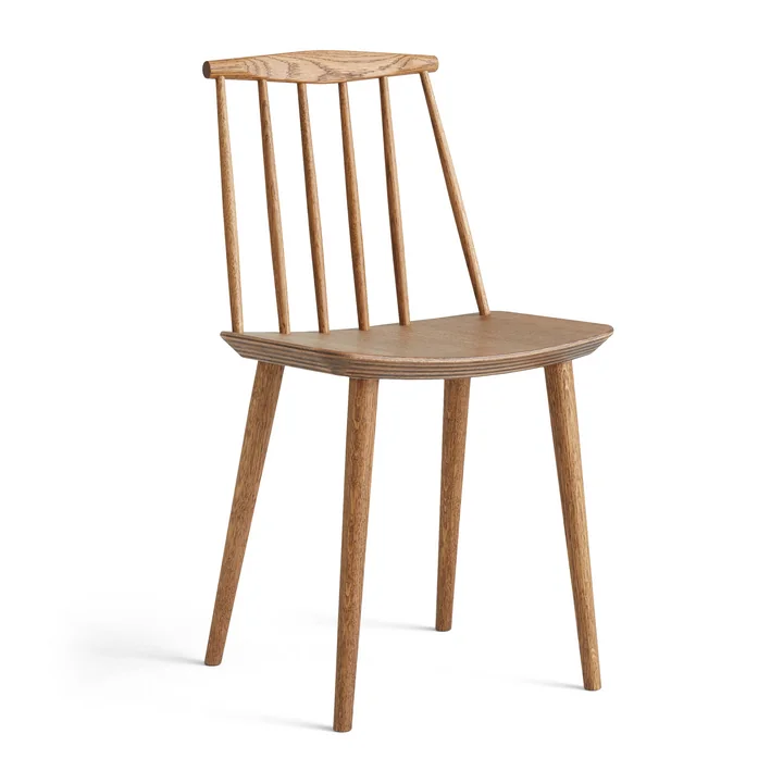 J77 Chair , eiken geolied donker van HAY