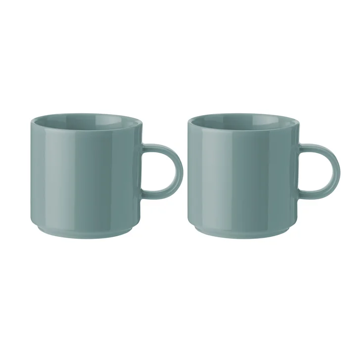 Stelton - Koffiekopje (set van 2), stofgroen