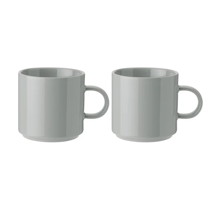 Stelton - Koffiekopje (set van 2), lichtgrijs