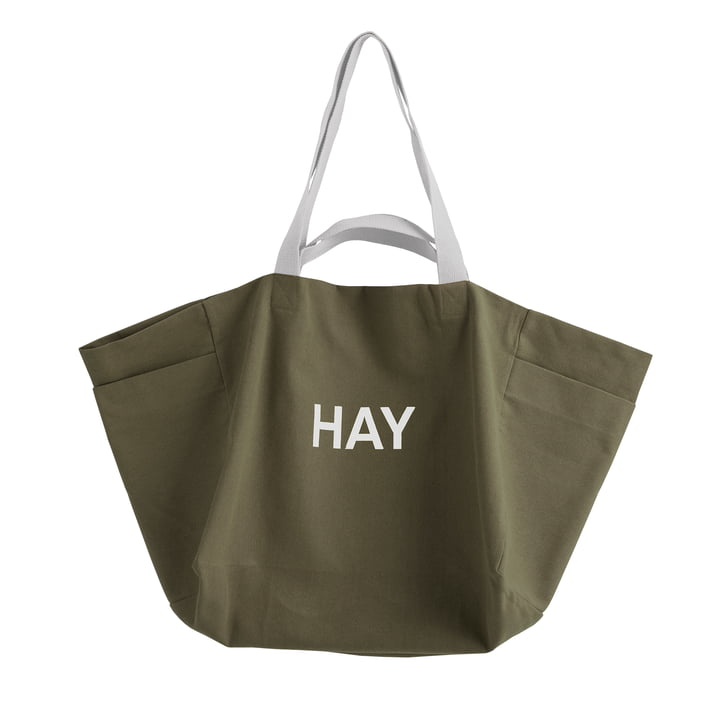 Weekend Bag No. 2, olijf van Hay