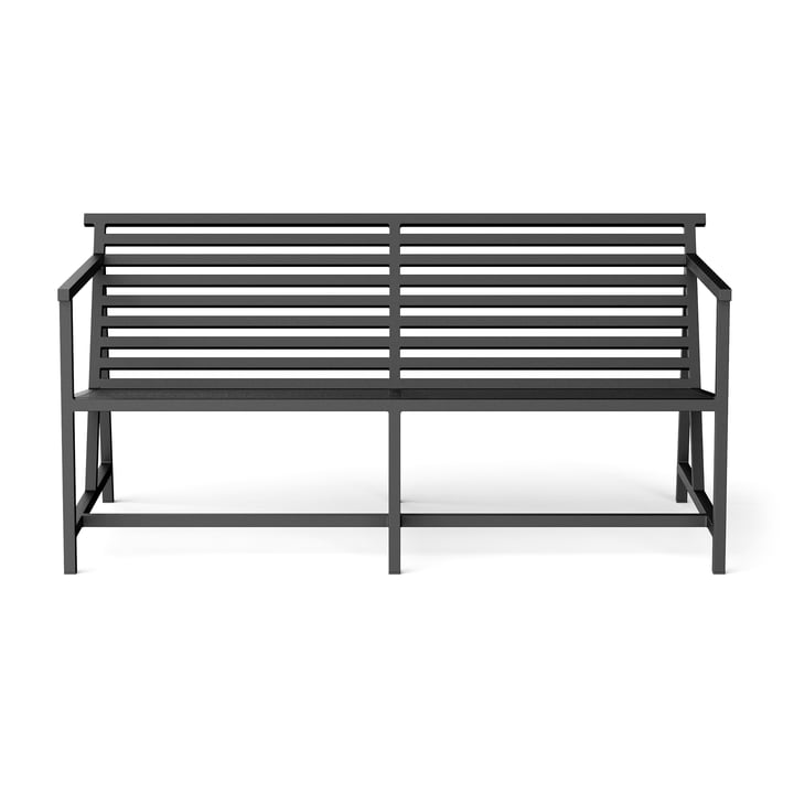 Lounge Tuinbank 145 x 70 cm, zwart (RAL 9011) vanaf NINE