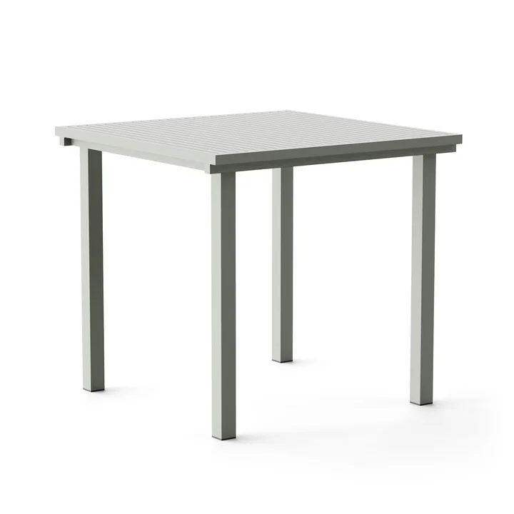 Dining Tafel, vierkant, 80 x 80 cm, grijs (RAL 120 70 05) vanaf NINE
