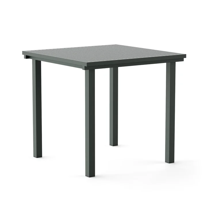 Dining Tafel, vierkant, 80 x 80 cm, groen (RAL 200 20 10) vanaf NINE