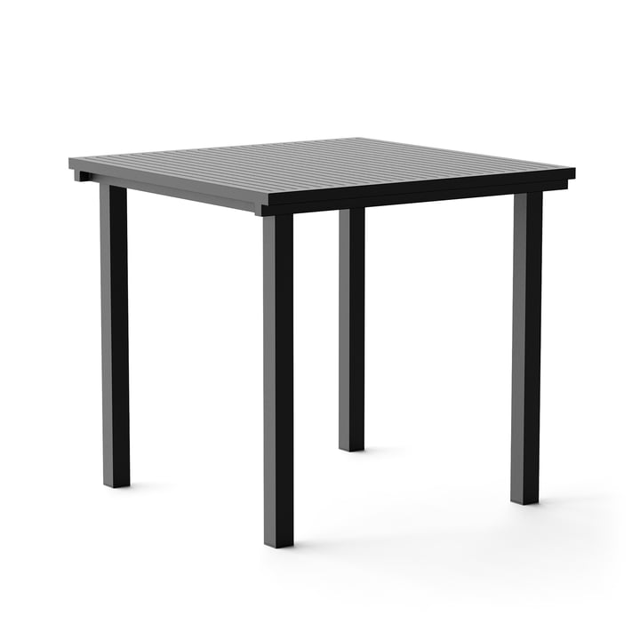 Dining Tafel, vierkant, 80 x 80 cm, zwart (RAL 9011) vanaf NINE