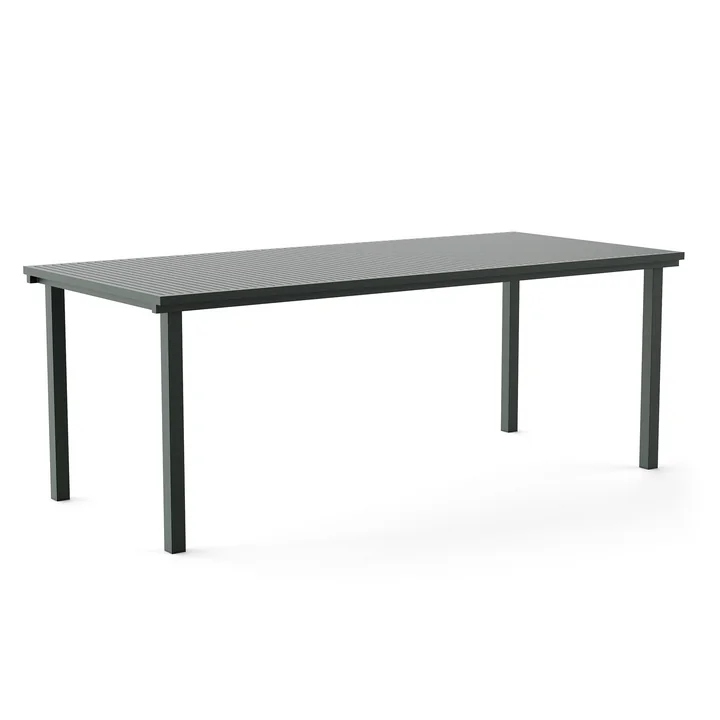Dining Tafel, rechthoekig, 200 x 90 cm, groen (RAL 200 20 10) vanaf NINE