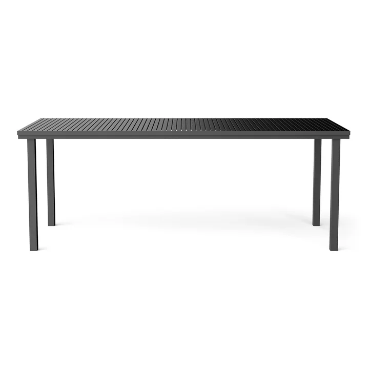 Dining Tafel, rechthoekig, 200 x 90 cm, zwart (RAL 9011) vanaf NINE