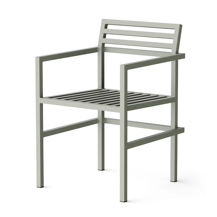 Outdoor Dining Armchair, grijs (RAL 120 70 05) van NINE