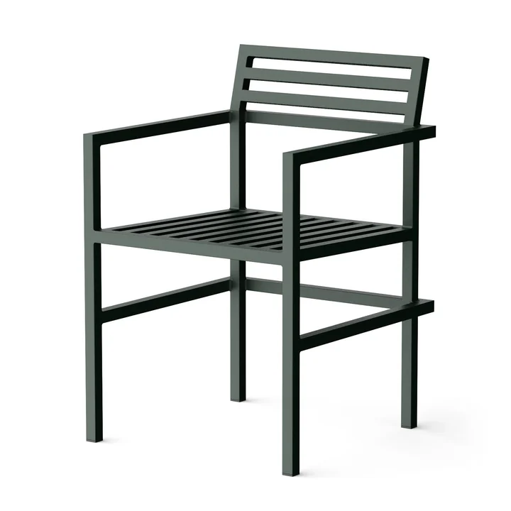 Outdoor Dining Armchair, groen (RAL 200 20 10) van NINE