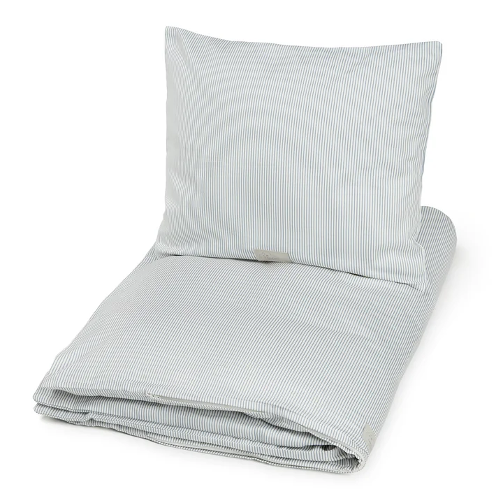 Cam Cam Copenhagen - Baby beddengoed, 70 x 100 cm, klassiek Gestreept Blauw