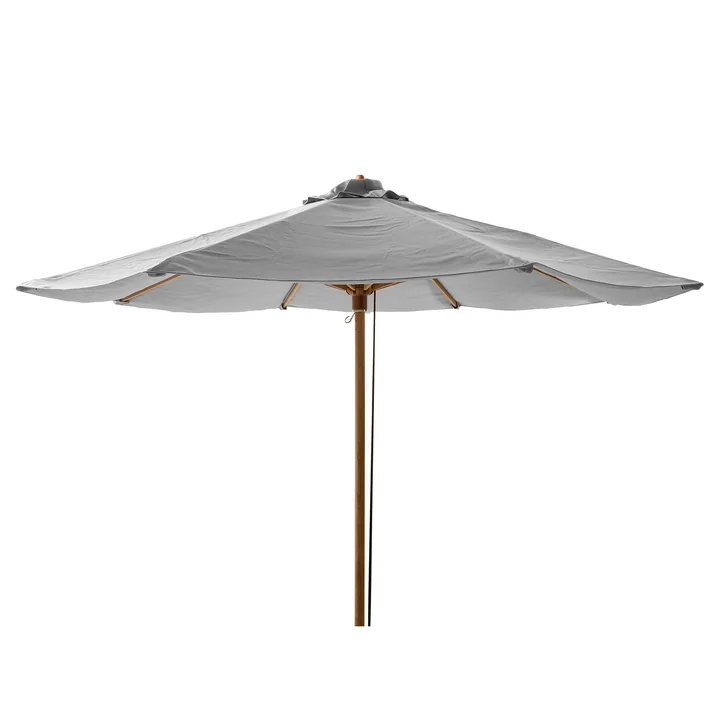 Cane-line - Classic Parasol met trekkoord, Ø 300 cm, lichtgrijs