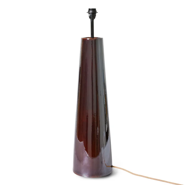 Cone Vloerlampvoet, XL, bruin by HKliving
