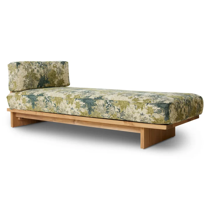 Teak Outdoor Daybed, botanisch van HKliving