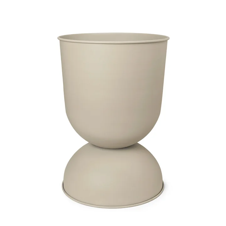 Hourglass Bloempot groot, Ø 50 x H 73 cm, kasjmier van Ferm Living