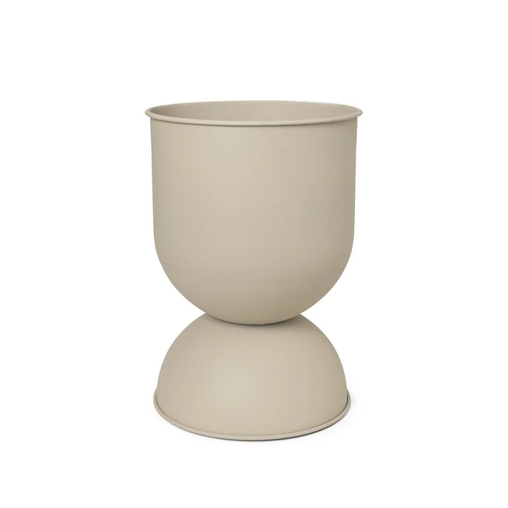 Hourglass Bloempot medium, Ø 41 x H 59 cm, kasjmier van Ferm Living