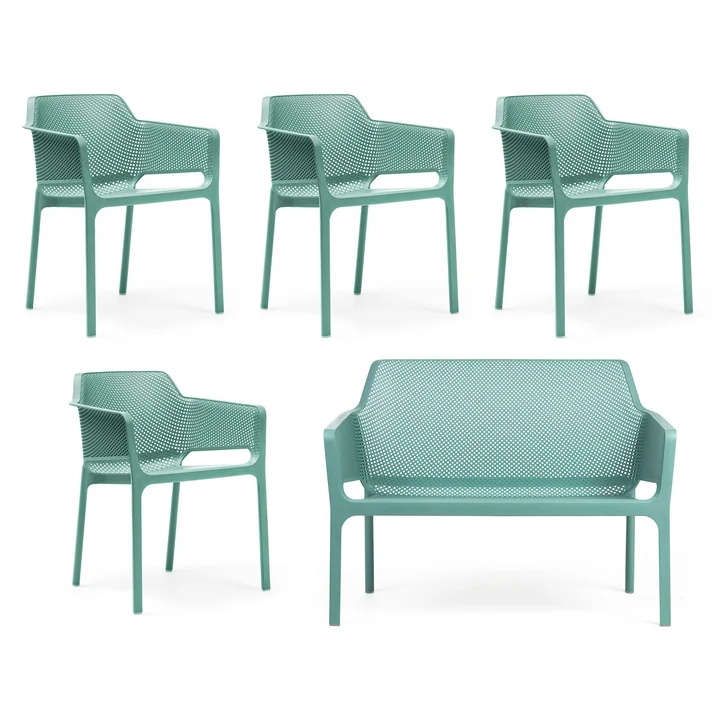 Nardi - Net bank + 4x Net fauteuil, salice