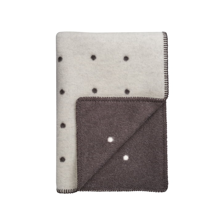 Røros Tweed - Pastille Wollen deken 200 x 135 cm, zwart & wit