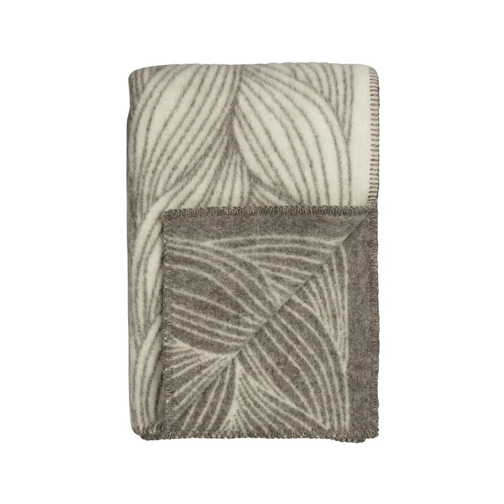 Røros Tweed - Naturpledd Wollen deken, 135 x 200 cm, flette