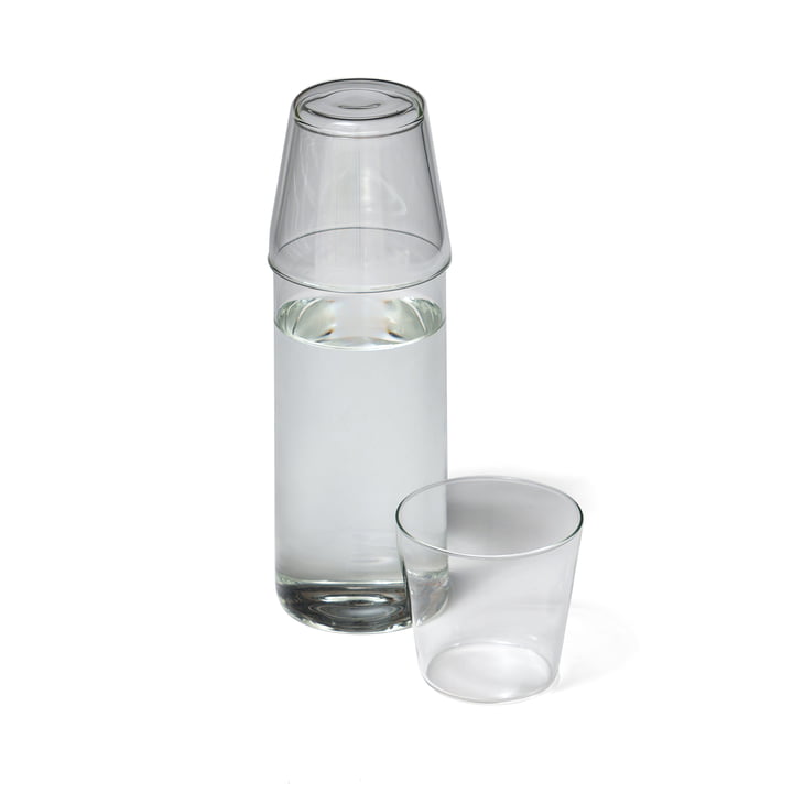 Milk Set karaf + drinkglas (set van 2), helder door NINE
