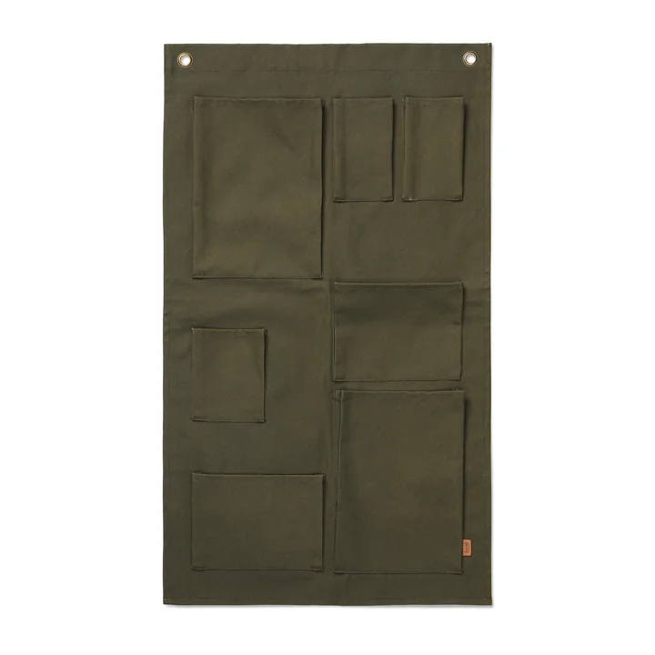 Ferm Living - Bark Muuropslag, olijf