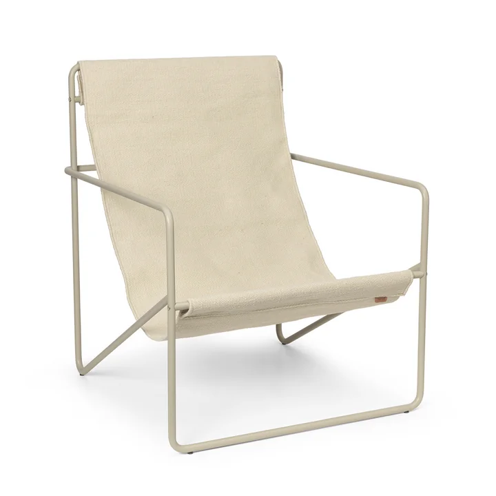 Ferm Living - Desert Lounge Chair, cashmere / wolk