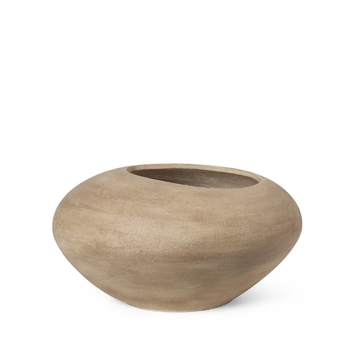 Ferm Living - Dodu Pot, H 30 cm, bruin