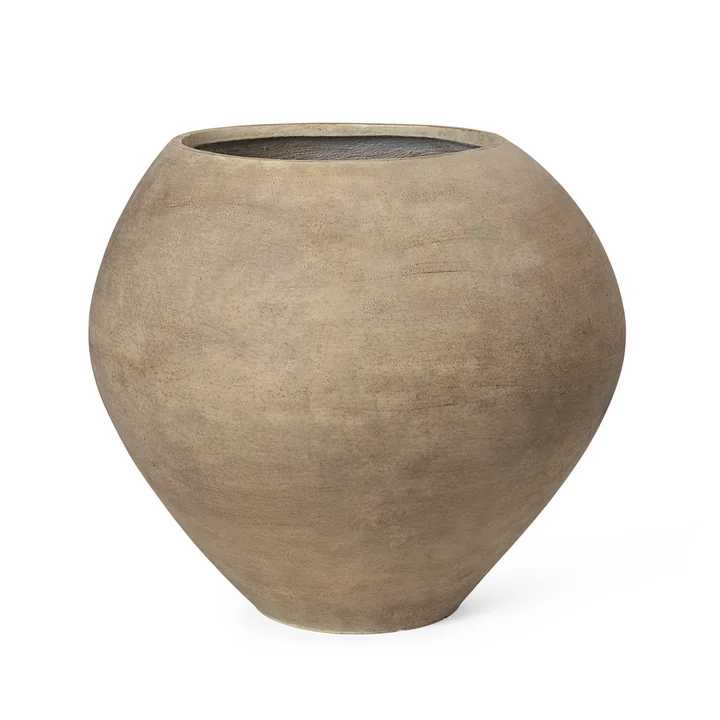 Ferm Living - Dodu Pot, H 51 cm, bruin