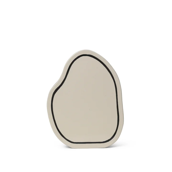 Paste Vaas Rounded van Ferm Living in de kleur gebroken wit