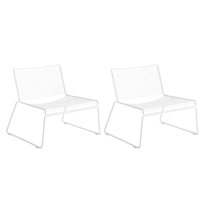 Hay - Hee Lounge Chair , wit (set van 2)