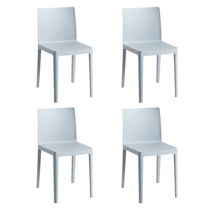 HAY - Élémentaire Chair , grijs-blauw (set van 4)