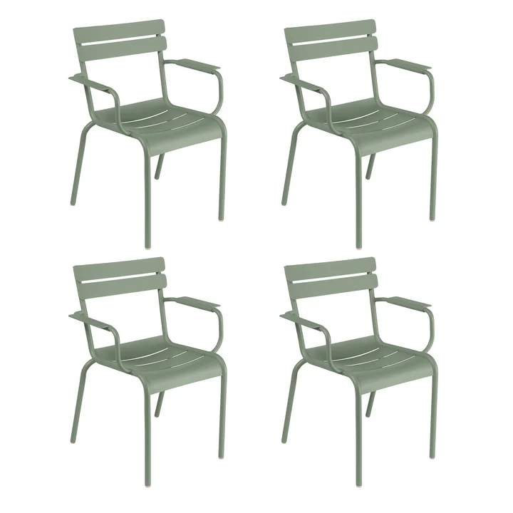 Fermob - Luxembourg Fauteuil, cactus (set van 4)