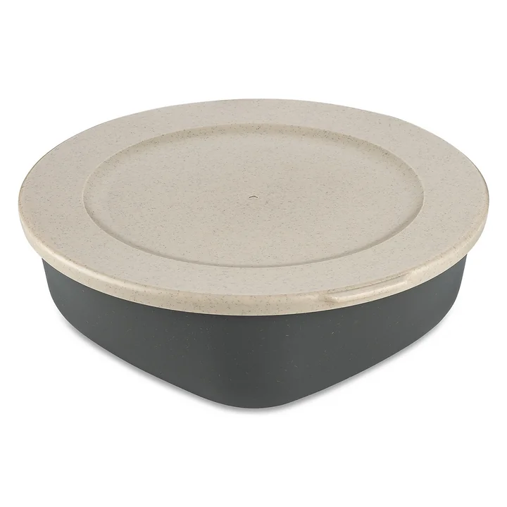 Koziol - CONNECT BOX, met deksel, 1. 3l, nature ash grey