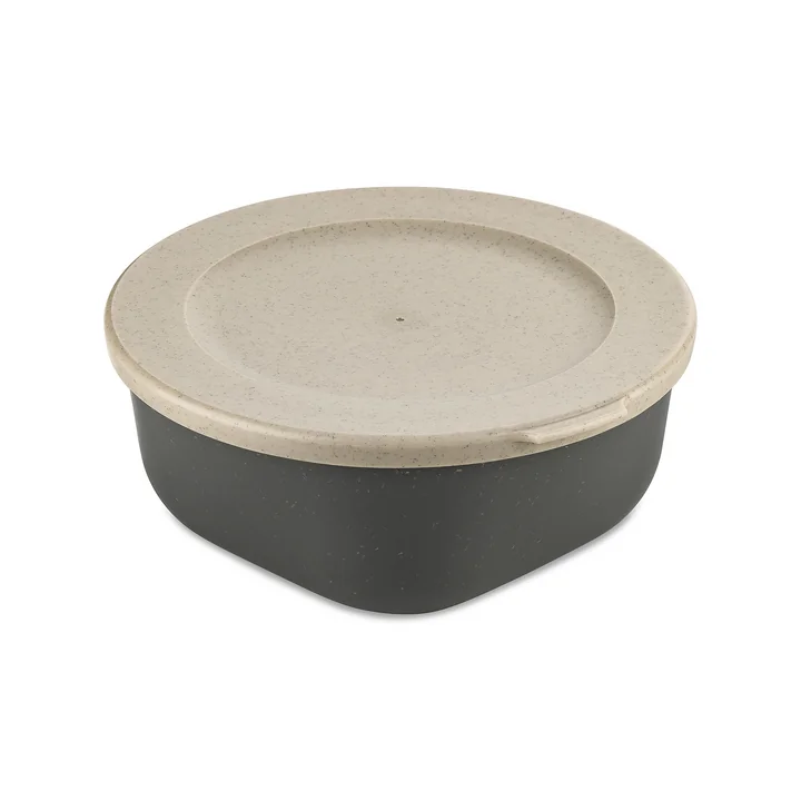 Koziol - CONNECT BOX, met deksel, 700 ml, nature ash grey