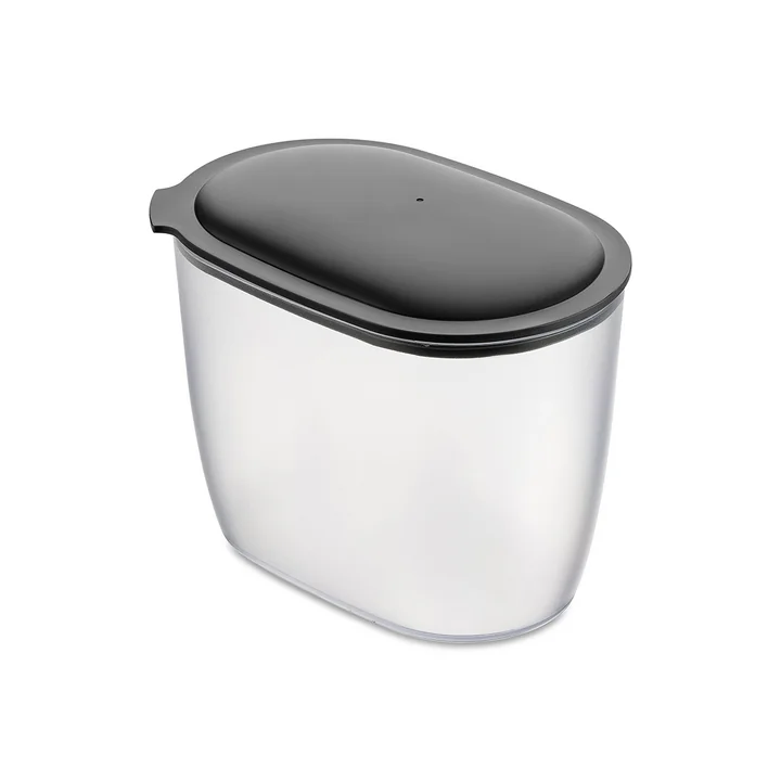 Koziol - CONNECT OVAL Opbergblik, 1. 4l, natuur asgrijs
