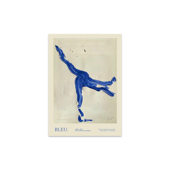 Bleu door Lucrecia Rey Caro, 30 x 40 cm door The Poster Club