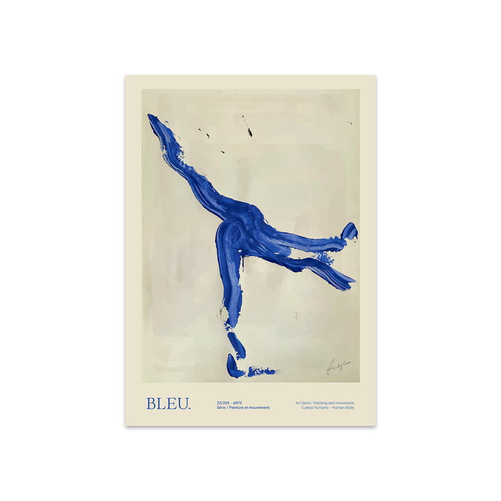 Bleu door Lucrecia Rey Caro, 50 x 70 cm door The Poster Club