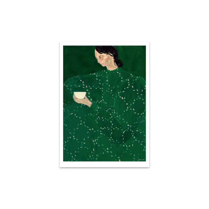 Coffee Alone At Place De Clichy door Sofia Lind, 30 x 40 cm