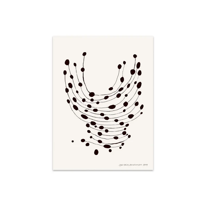 Dancing Dots van Leise Dich Abrahamsen, 40 x 50 cm van The Poster Club