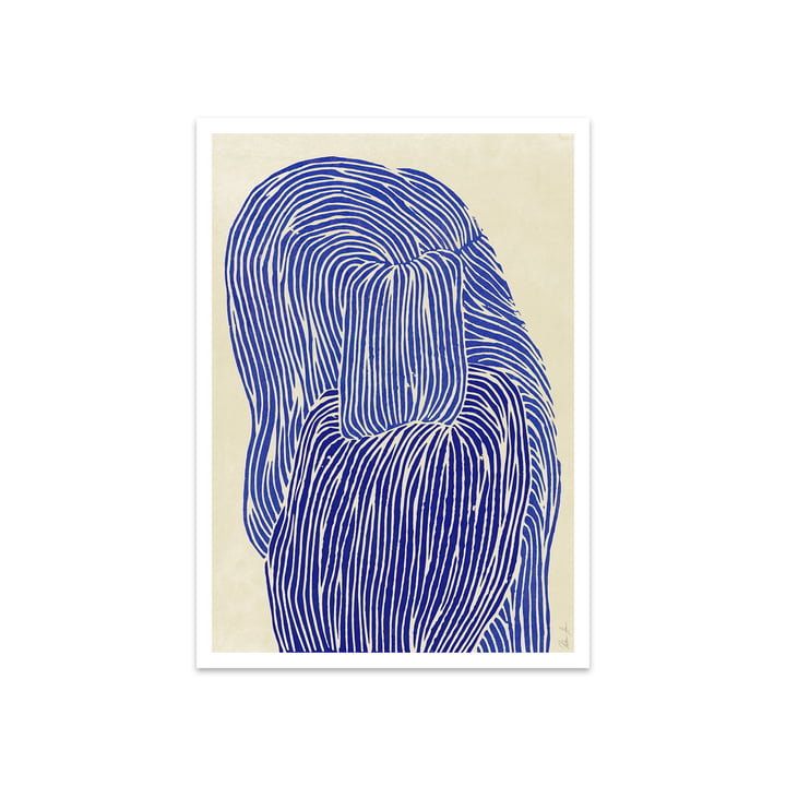 Deep Blue door Rebecca Hein, 50 x 70 cm door The Poster Club
