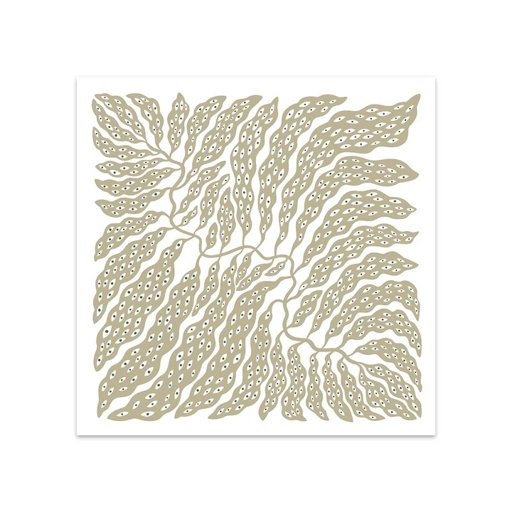 Eyes door Linnéa Andersson, 50 x 50 cm door The Poster Club