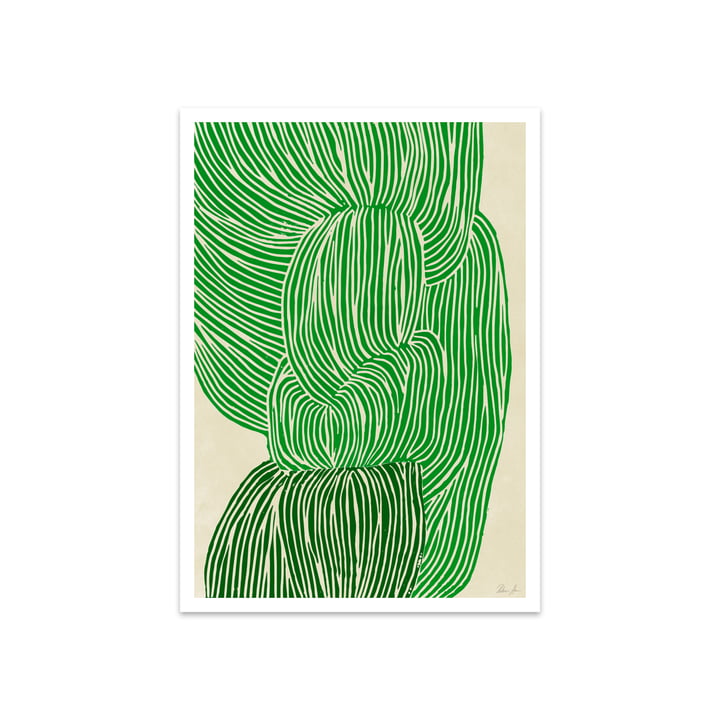 Green Ocean door Rebecca Hein, 50 x 70 cm door The Poster Club
