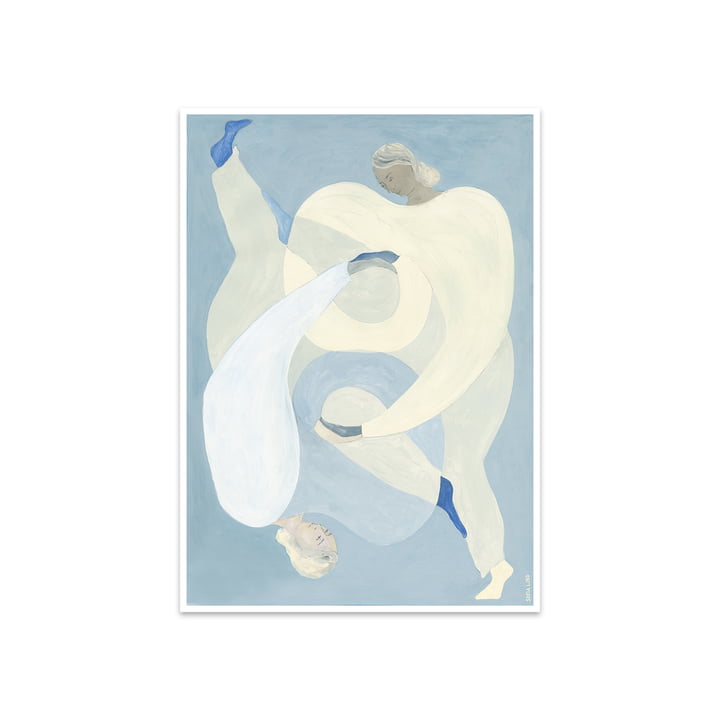 Hold You - Blue door Sofia Lind, 50 x 70 cm