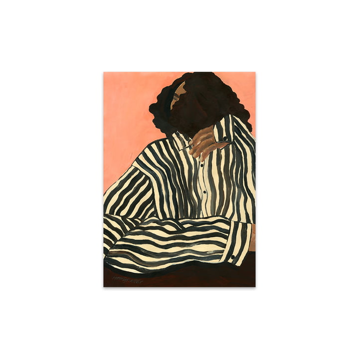 Serene Stripes door Hanna Peterson, 30 x 40 cm door The Poster Club