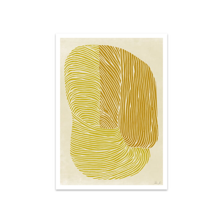 Yellow Reef door Rebecca Hein, 50 x 70 cm door The Poster Club