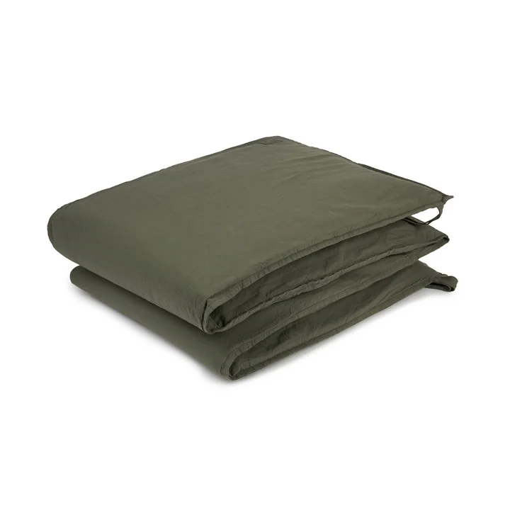 Wabi Sabi Bedframe, 210 x 38 cm, vetiver van Nobodinoz