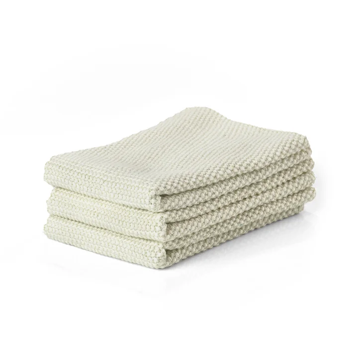 Zone Denmark - Reinigingsdoekje, 27 x 27 cm, biscuit (set van 3)