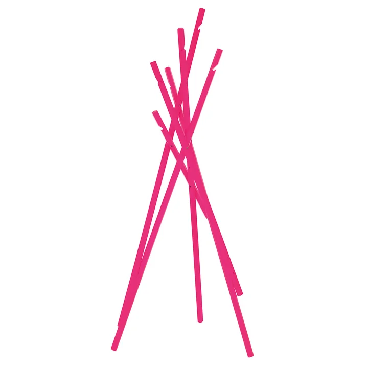Schönbuch - Sticks Kapstok, as neon roze