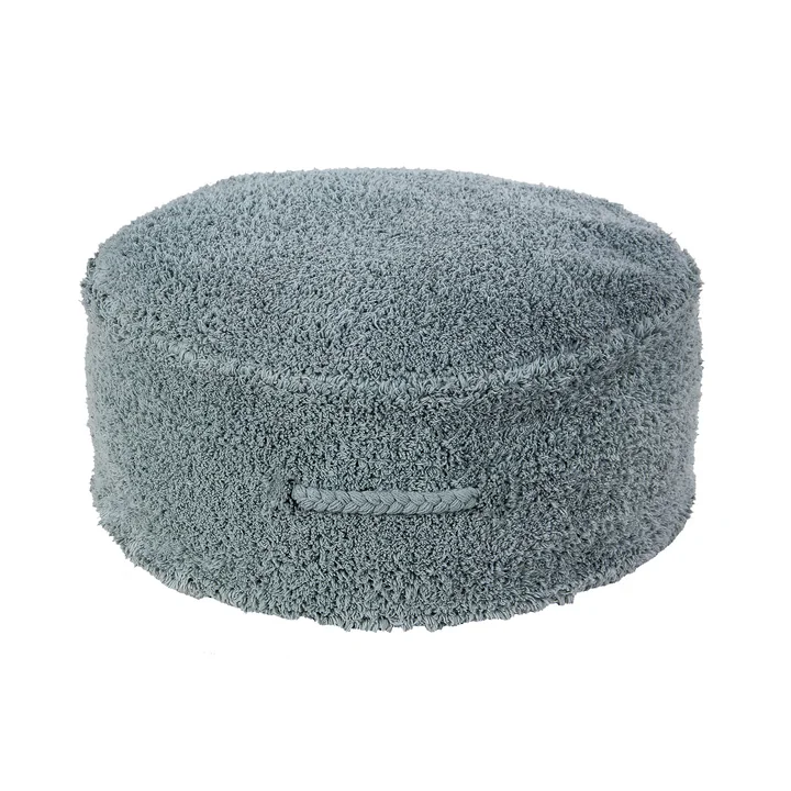 Chill Poef, 50 x 50 cm, vintage blauw by Lorena Canals