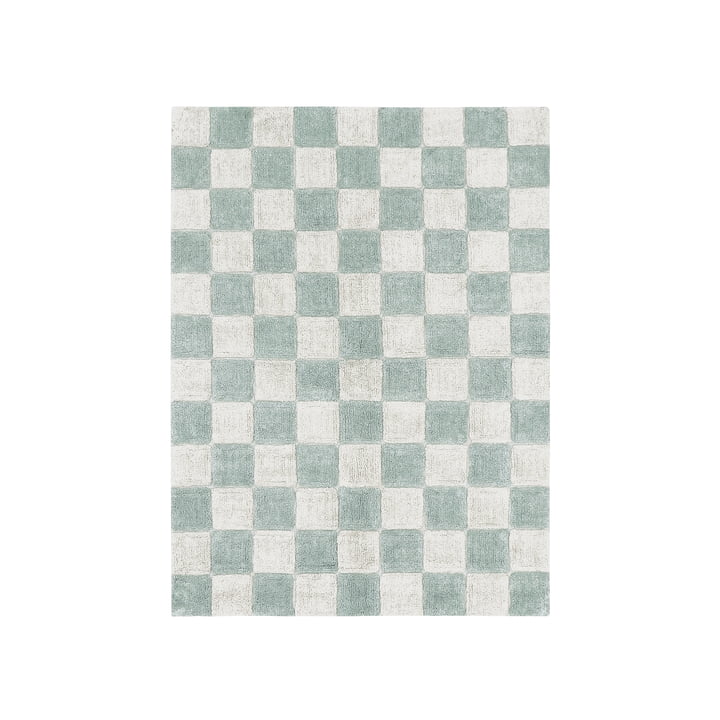 Kitchen Tiles Tapijt, 120 x 160 cm, salieblauw van Lorena Canals