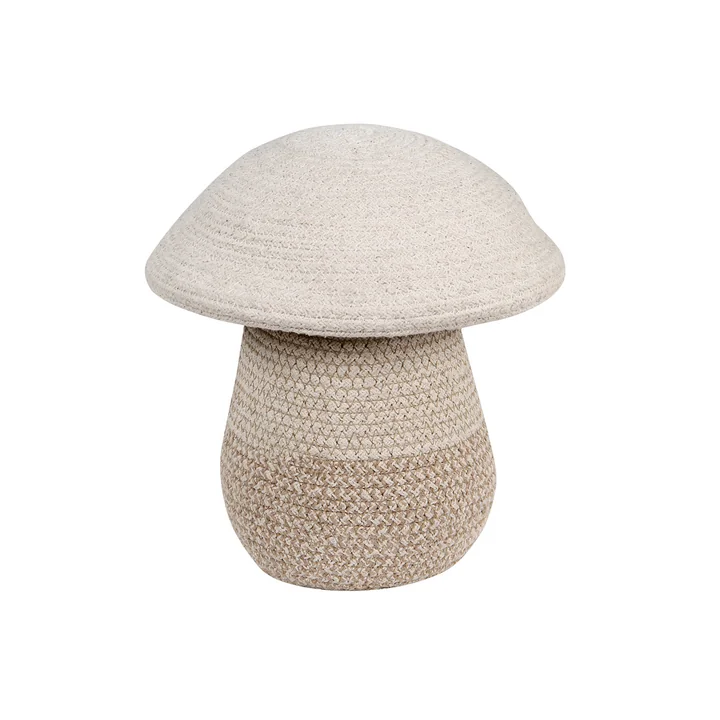 Champignon opbergmand, baby, Ø 23 x 27 cm, naturel / beige by Lorena Canals